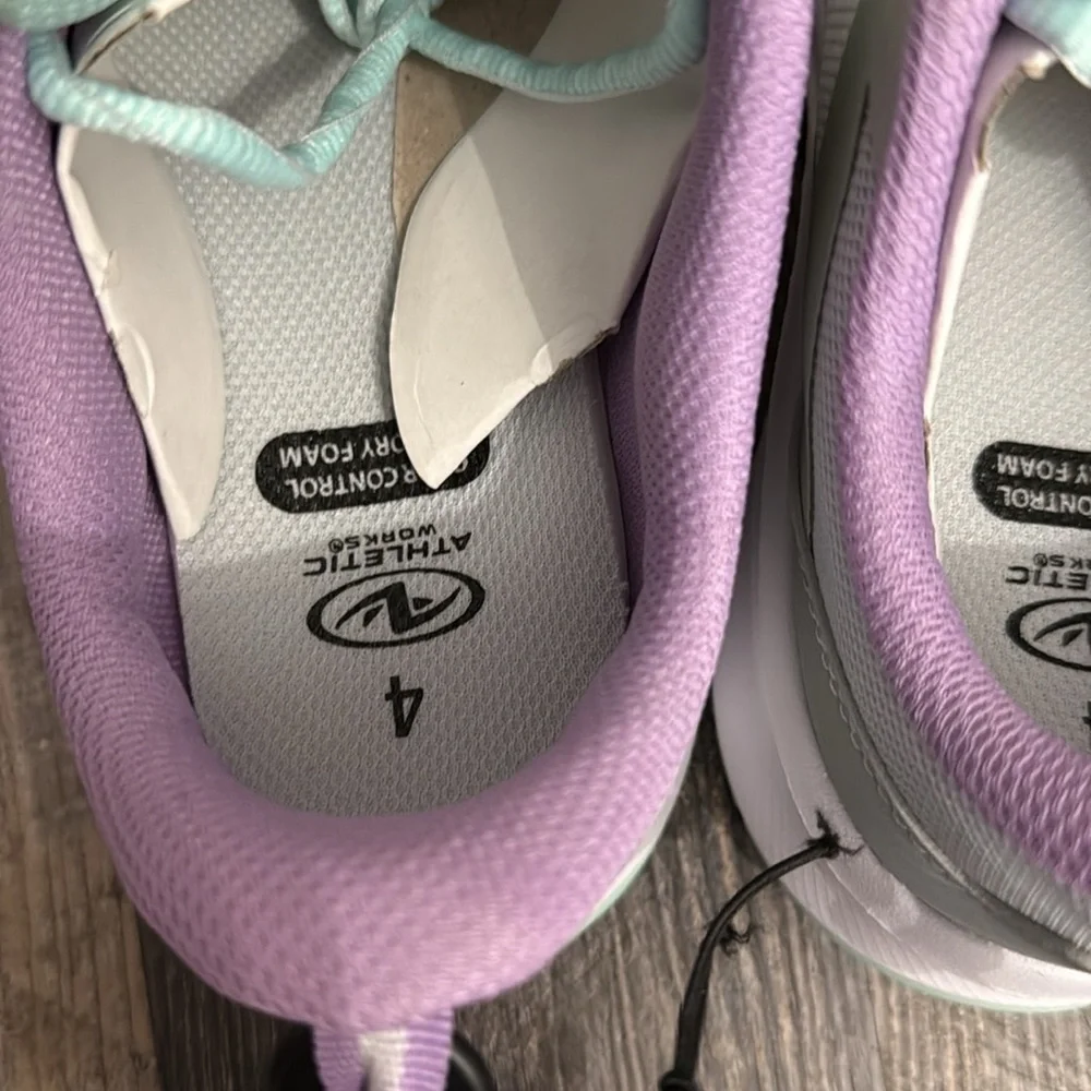 Athletic Works Mint and Lavender Athletic Shoes